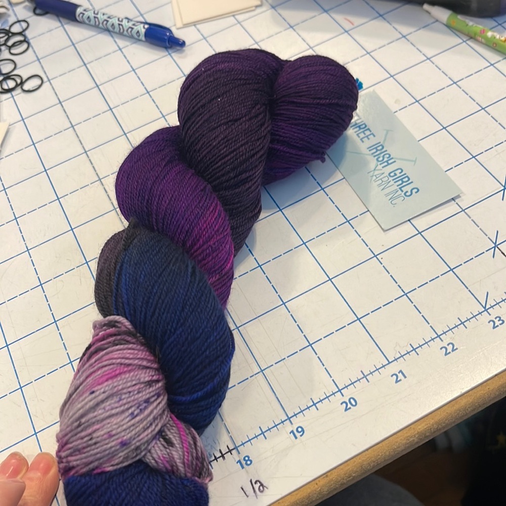 Three Irish Girls Yarn Adorn Luxe Skein